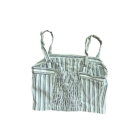 Brandy Melville Women's Sleeveless Striped Tank Top Size small crop nautical - Picture 5 of 5